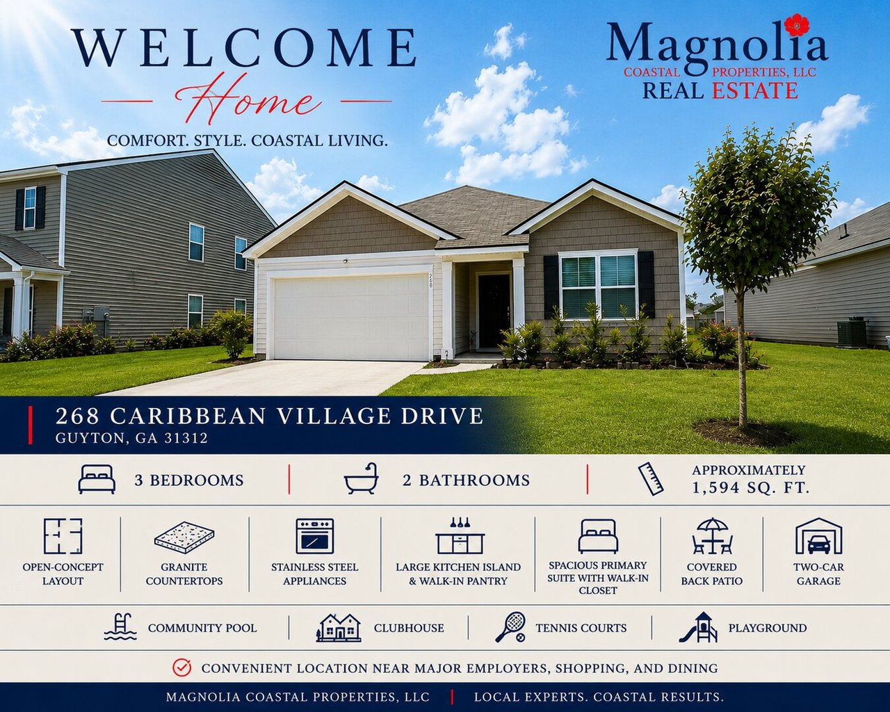268 Caribbean Village Drive Guyton, GA 31312