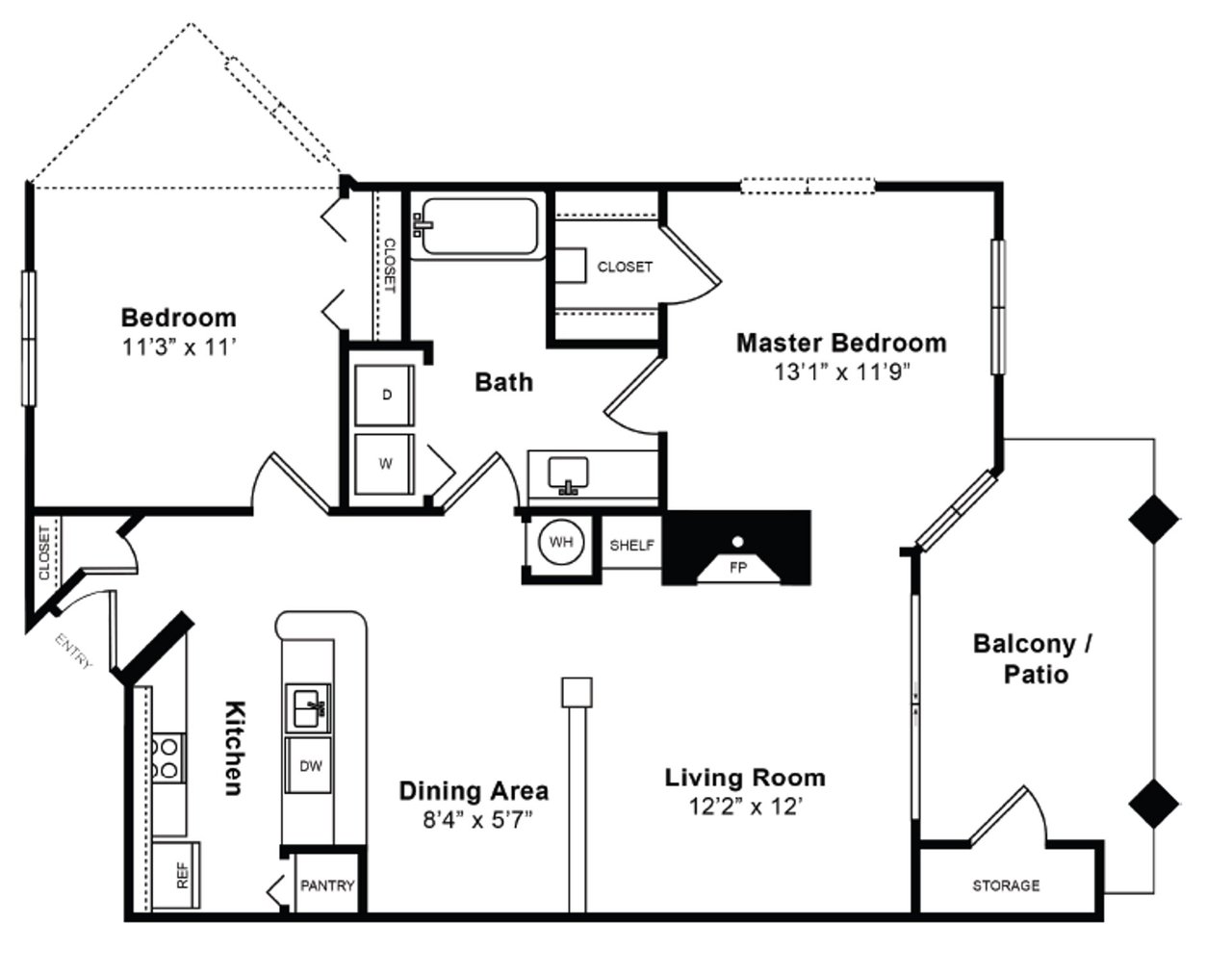  (Campaign: B1 | 2 Bed 2 Bath | 1056 sq ft)