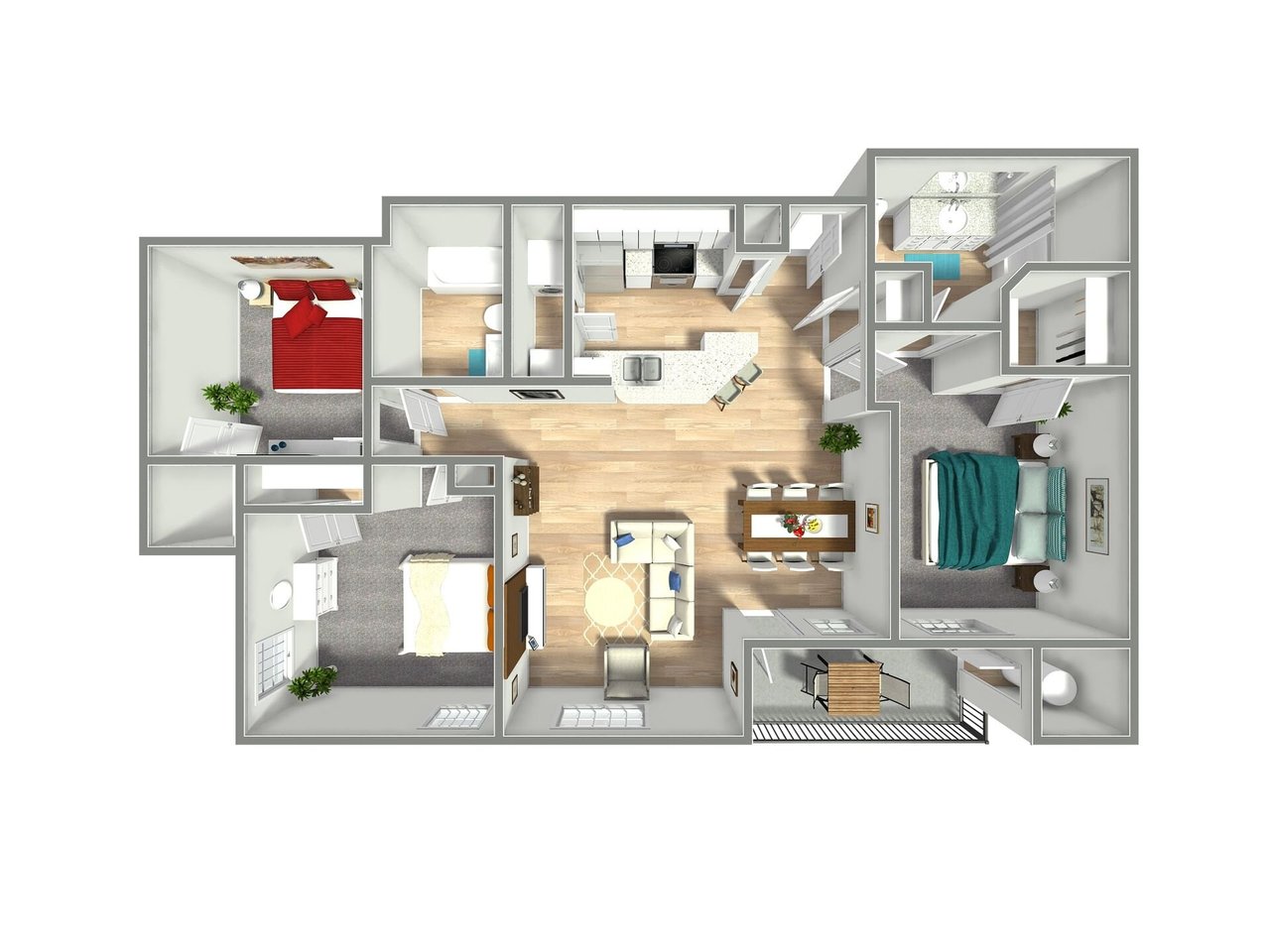  (Campaign: C1 | 3 Bed 2 Bath | 1274 sq ft)