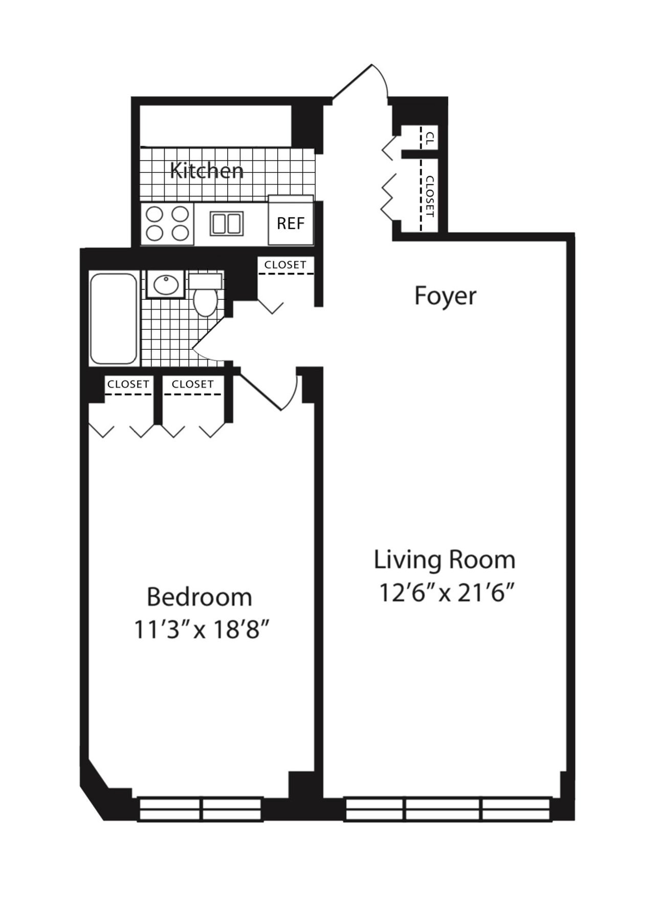  (Campaign: 1 Bed | 1 Bath | 821 sq ft)