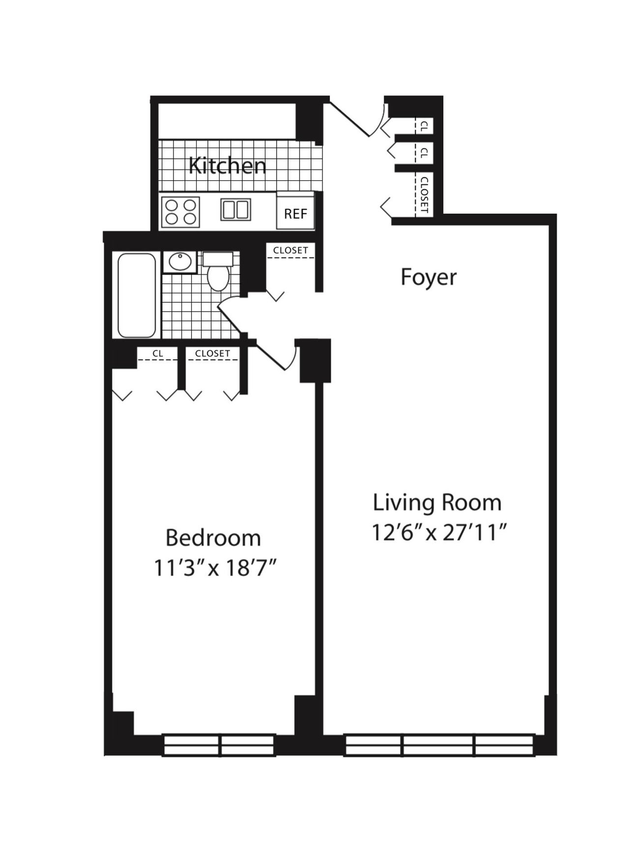  (Campaign: 1 Bed | 1 Bath | 826 sq ft)