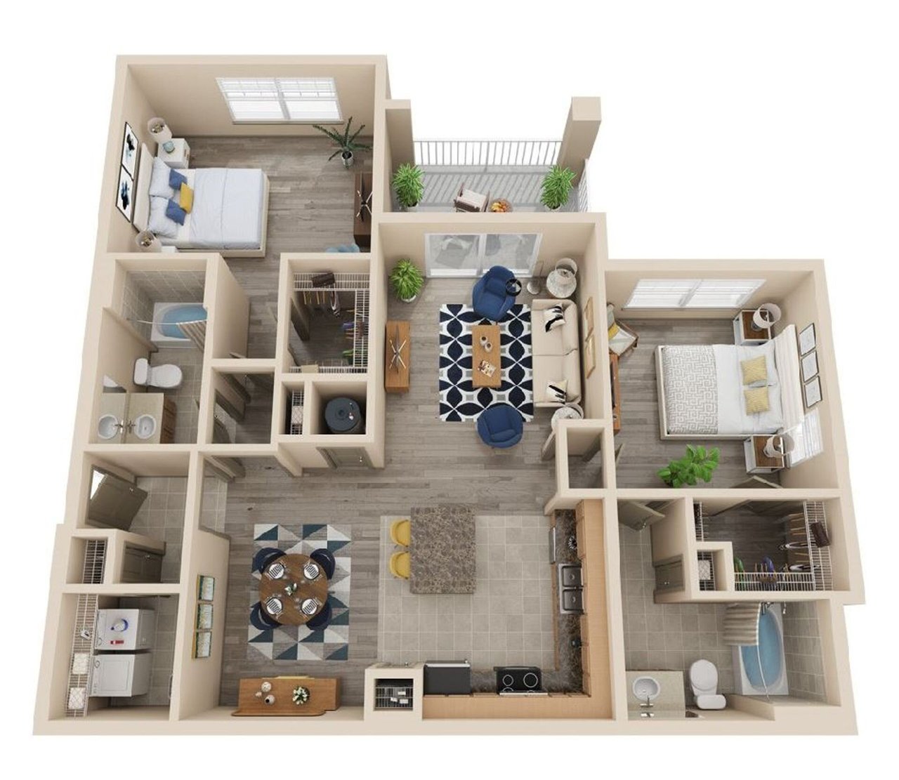  (Campaign: 2 Bed | 2 Bath | 1159 sq ft)
