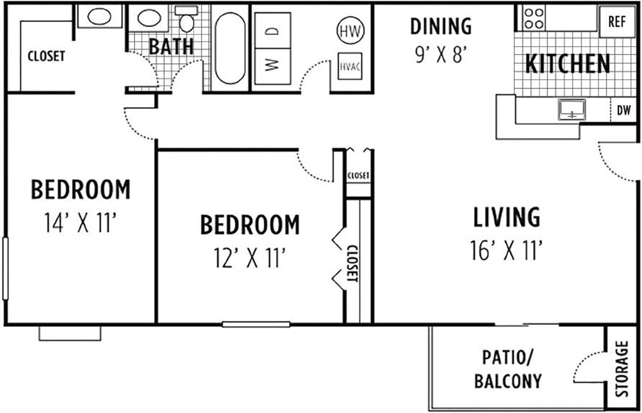  (Campaign: B1 | 2 Bed 1 Bath | 837 sq ft)