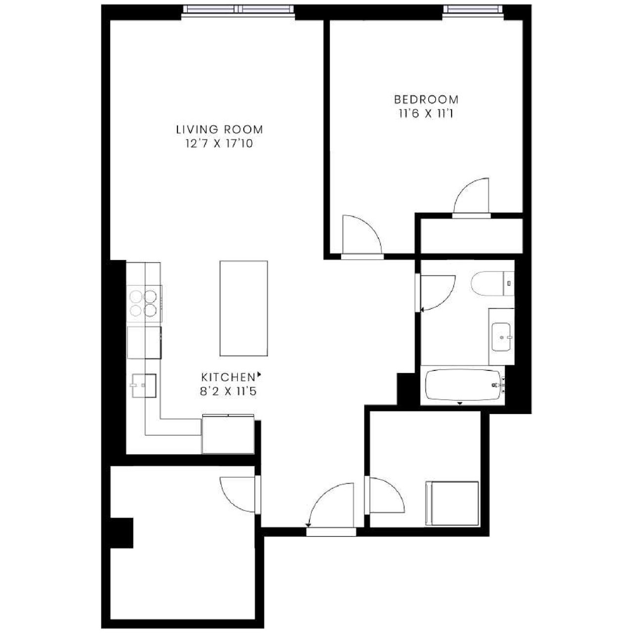  (Campaign: 1 Bed | 1 Bath | 834 sq ft)
