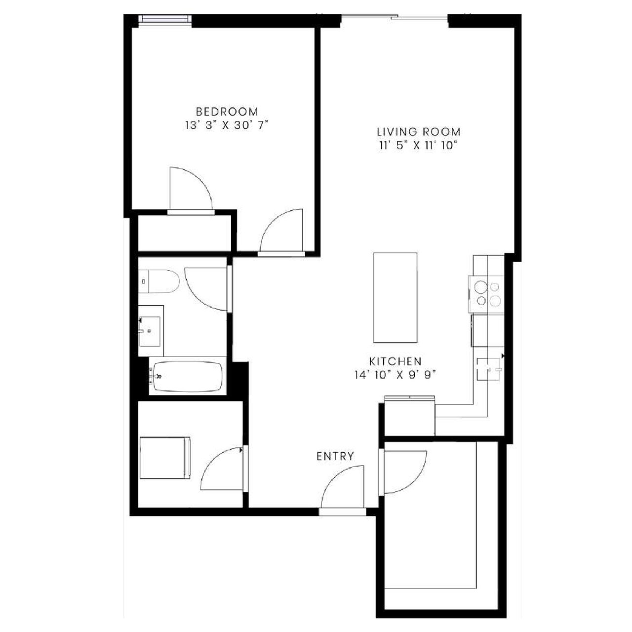  (Campaign: 1 Bed | 1 Bath | 834 sq ft)