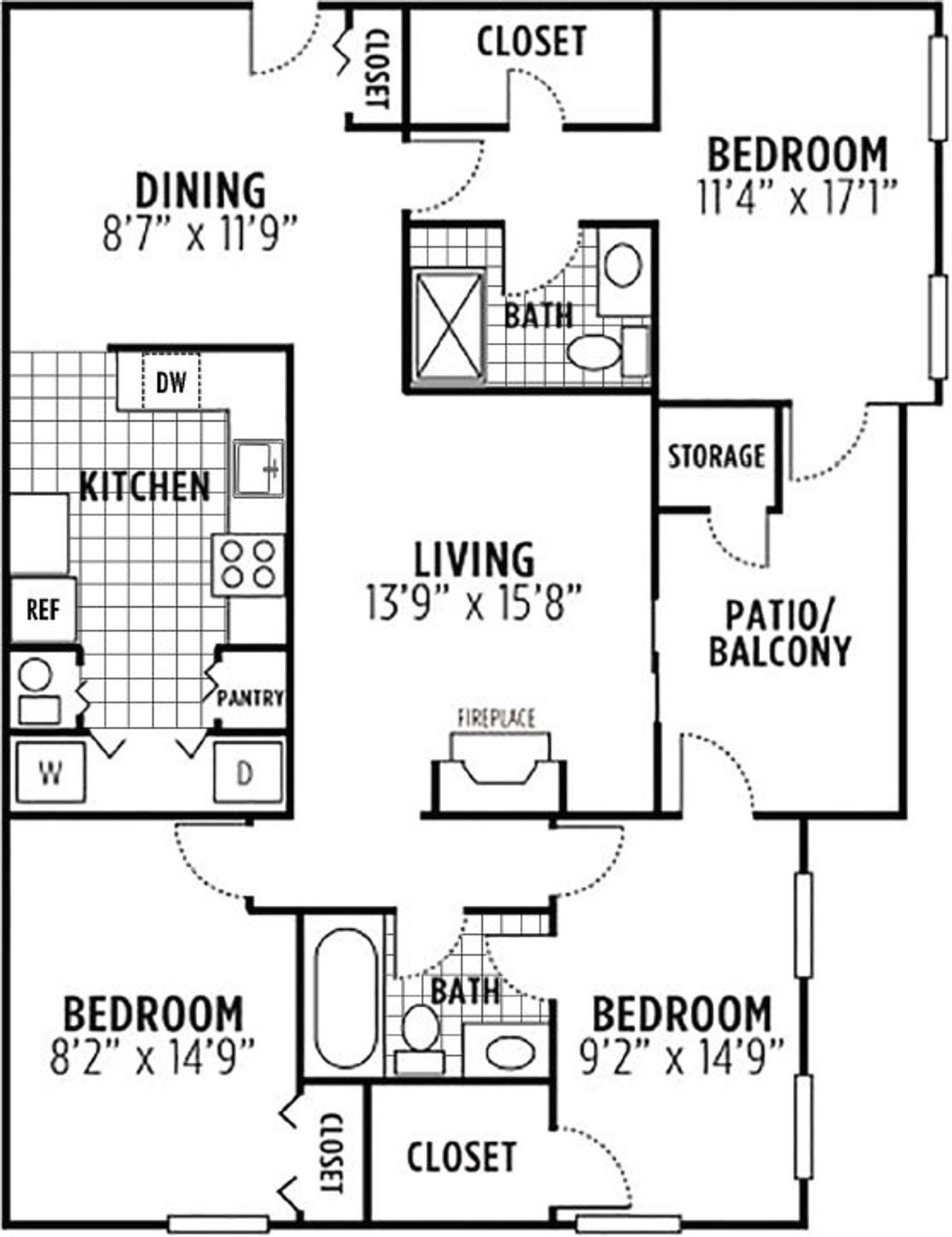  (Campaign: C1 E+ | 3 Bed 2 Bath | 1556 sq ft)