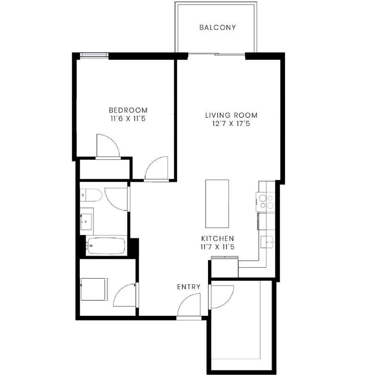  (Campaign: 1 Bed | 1 Bath | 834 sq ft)