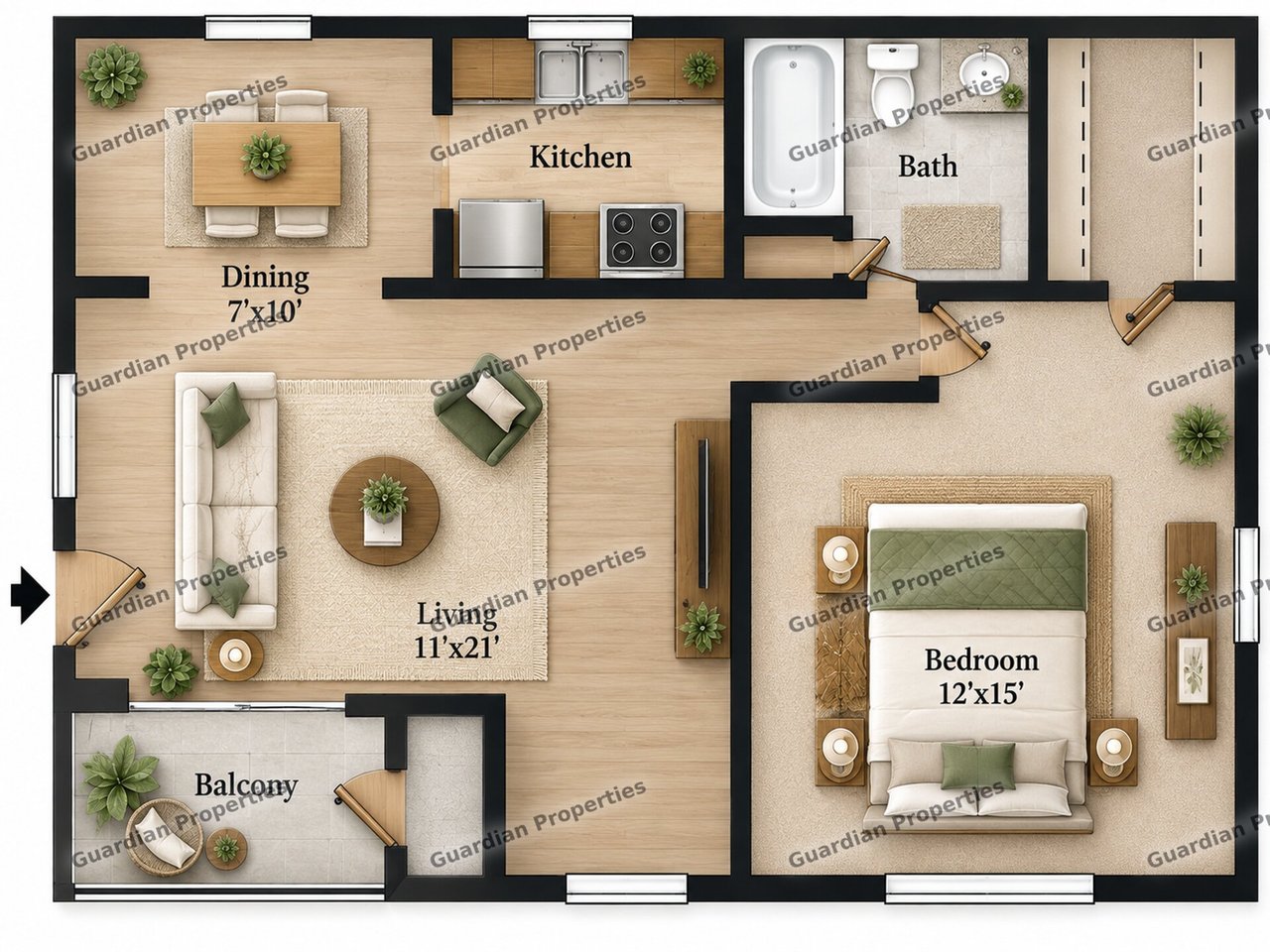 1924 N. Leg Rd Unit 13E Augusta, GA 30909